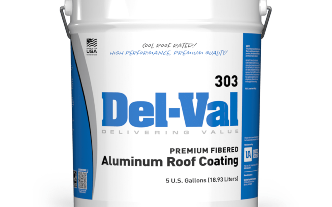 Del-Val 303 Premium Fibered Aluminum Roof Coating