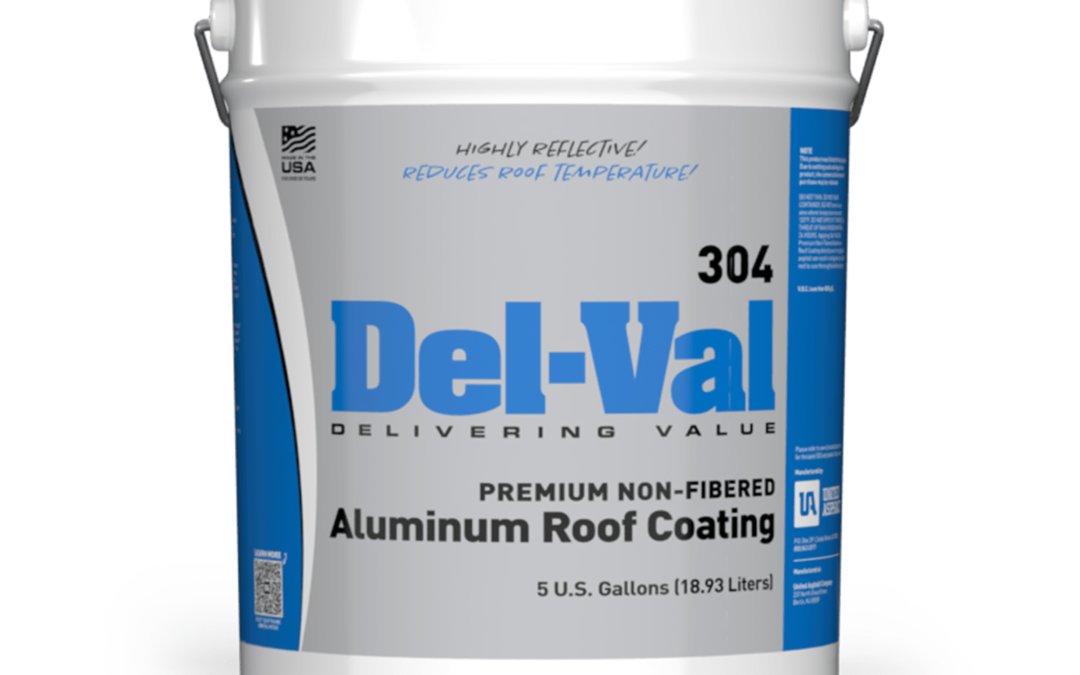 Del-Val 304 Premium Non-Fibered Aluminum Roof Coating