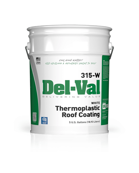 Image of Del-Val 110 Fibered Roof Coating in 5 Gallon Pail