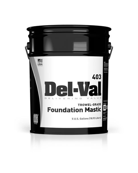 Image of Del-Val 110 Fibered Roof Coating in 5 Gallon Pail