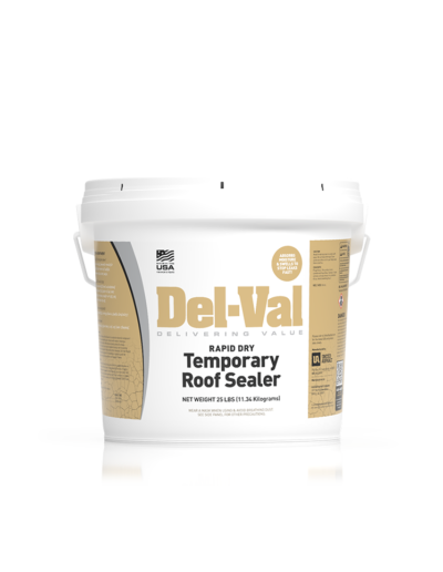 Del-Val Rapid Dry Temporary Roof Sealer