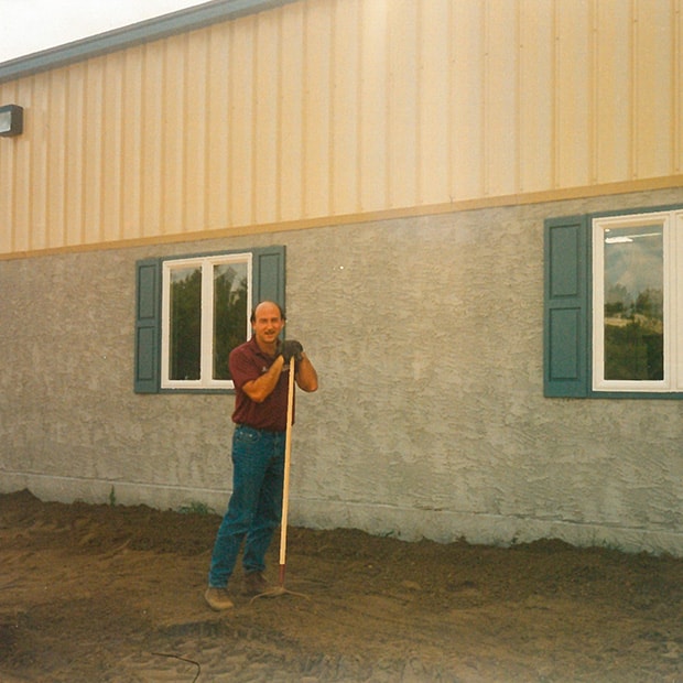Mark-Umosella-Sr-Grading-the-Property-of-North-Grove-Street-Facility-in-1994 Mark Umosella Sr. Grading the Property of North Grove Street Facility in 1994