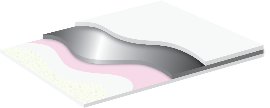 TPO Restored with AP-1200, AP-5100 & AP-5200 Silicone Finish Layer Diagram