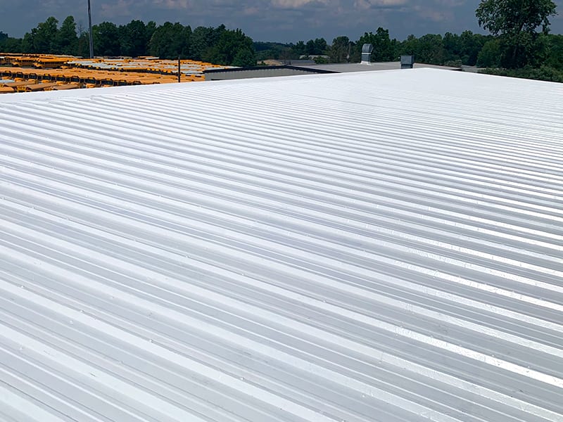 Collision Repair Center in Chester Springs, PA – Modified Rubber Metal Roof Case Study