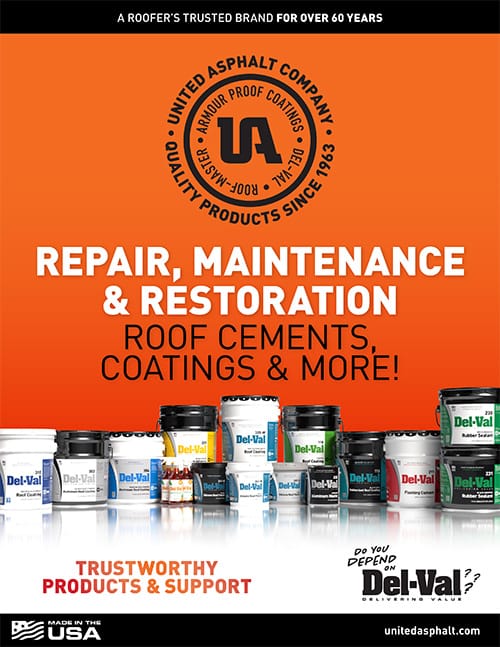 United Asphalt 2025 Repair, Maintenance & Restoration Catalog Cover