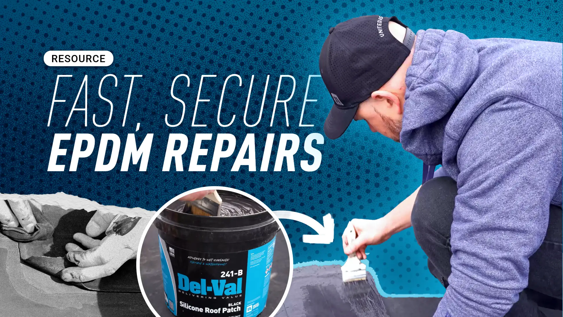 Fast Secure EPDM Repairs Hero